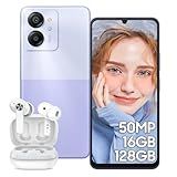 Blackview Color 8 Unlocked Cell Phone, 16GB+128GB/SD 2TB, 50MP Camera, 6000mAh Battery+18W, 6.75" HD+ 90Hz Android Phone, 4G Dual SIM, 3 Card Slots Cellphone, Fingerprint, 3.5mm Earphone Jack