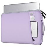 13 Inch Laptop Sleeve Case for 13-inch New MacBook Air M4 A3240 2025,13 13.6 Inch MacBook Air 13 M3/M2/M1 2020-2024, Computer Carrying Bag with Handle, Purple
