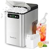 SenCre Nugget Ice Maker Countertop 40Lbs/24H Soft Chewable Ice Machine