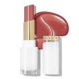 REVLON Super Lustrous Glass Shine Balm, Hydrating Tinted Lipstick, Sheer, Glossy Shiny Finish, 004 Nude Illuminator, 0.11 oz