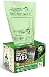 UNNI Compostable Trash Bags, 8 Gallon / 30 Liter, 50 Count, Extra Thick 0.85 mil Medium Kitchen Food Scrap Bin Liners, Certified by BPI, CMA & OK compost HOME, Meets the ASTM D6400 Standard
