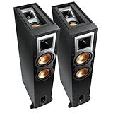 Klipsch Reference R-26FA Floorstanding Speaker, Black, Pair