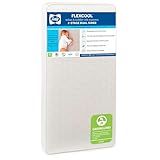 Sealy Baby Flex Cool 2 Stage Breathable Crib Mattress with Toddler Bed Fit, Waterproof & Airy Cotton Cover, 204 Premium Coils, GREENGUARD Gold Certified, Safety & Quality Tested, Made in USA, 52x28"