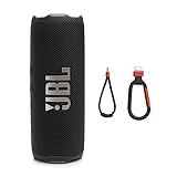 JBL Flip 7 - Portable Waterproof and Drop-Proof Speaker, Bold Pro Sound with AI Sound Boost, 16Hrs of Playtime, and PushLock System with Interchangeable Accessories (Black)