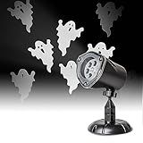 PEIDUO Halloween Projector Lights, Rotating Ghost Projector Halloween, Waterproof Outdoor Halloween Projector, Landscape, Yard, Patio, Garden, Party Decor