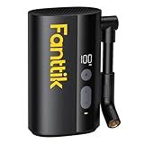 Fanttik X9 Ace Mini Bike Pump, 32s Fast Inflate Bike Pump with Gauge, 150PSI Electric Air Pump with Presta and Schrader Valve, Suitable for Mountain Bike, Road Bike, Electric Bike, MTB