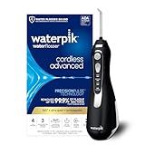 Waterpik Cordless Advanced Portable Water Flosser, Rechargeable, Black