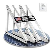 Solar Panel Mount Brackets, 2 Sets 45 inch with Foldable Tilt Legs, Suitable for 2-4pcs 180 200 300 400 500 Watt Solar Panel, Adjustable Mounting Brackets for Roof, RV, Boat, and Off-Grid
