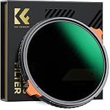 K&F CONCEPT 77mm Variable ND4-64 Lens Filter & Polarizing Effect 2-in-1