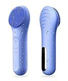 NågraCoola CLIE Facial Cleansing Brush, Waterproof and Rechargeable Face Scrub Brush for Men & Women, Cleansing, Exfoliating and Massaging, Electric Face Scrubber - Blue