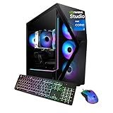 iBUYPOWER Slate MESH Gaming PC Desktop Computer Intel Core i7 14700F CPU, NVIDIA GeForce RTX 5070 12GB GPU, 32GB DDR5 RGB 5200MHz RAM, 1TB NVMe SSD, Windows 11 Home, Keyboard and Mouse - SMI7N5701