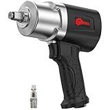 Trivd Frol Air Impact Wrench 1/2" - 1/2 Inch Impact Gun 1/2 Drive, 1500Ft-lbs, 8000RPM High Torque Impact Wrench, Weight 4.74 lb, 1/2 Air Impact Gun for Auto Repair, Tire Shop