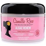 Camille Rose Conditioning Mask, Algae Renew – Deep Conditioner for Dry, Damaged Hair, Strengthening & Revitalizing Moisture, Frizz Control, 8 Oz