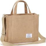 WantGor Tote Bag for Women, Corduroy Crossbody Bags Shoulder Handbag