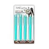 H&H Pets Toothbrush for Small Dogs & Cats - Soft and Extra Small Toothbrush Designed for Cats, Puppies, and XS Breed Dogs Like Teacups, Chihuahuas, Yorkshire, and Poodle, 8 Count Pack