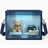 ZETAWALE UV Light Sanitizer Box Foldable Large Cleaner and Sanitizing Machine with Timer UVC Light Sanitization Bag Household for Cell Phone,Earphones,Plush Toys,Towels,Keys,Brushes and Combs（36L）