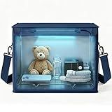 ZETAWALE UV Light Sanitizer Box Foldable Large Cleaner and Sanitizing Machine with Timer UVC Light Sanitization Bag Household for Cell Phone,Earphones,Plush Toys,Towels,Keys,Brushes and Combs（36L）