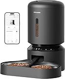 PETLIBRO Automatic Cat Feeder for 2Cats, 5L Timed Dual Dog Food Dispenser, 5G WiFi Pet Feeder with APP Remote Feeding, 1-10 Meals/Day, 10s Meal Call, Double Trays