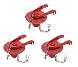Fluidmaster 502 Universal 2-Inch Toilet Flapper, 3-Pack, Water Saving