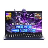 NIMO 15.6" AI-Light-Gaming-Laptop AMD Ryzen 7 7735HS 64GB DDR5 2TB SSD