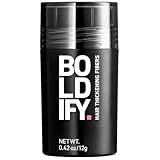 BOLDIFY Hair Fibers (12g) - Fill In Thinning and Fine Hair for an Instantly Fuller, Thicker Look - 14 Shades for Women & Men - Black