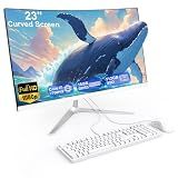 23.8inch Curved Screen All-in-One Computer Ultra-Thin Design for Work&Study