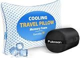 Adjustable Small Cooling Memory Foam Pillow for Travel, Camping & Airplane