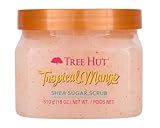 Tree Hut Tropical Mango Body Scrub, Exfoliating Sugar Scrub, Vegan, 18 Oz