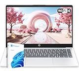 HP 14" Moonlight Blue Laptop with Office 365, AMD CPU, 4GB DDR5 RAM, 1.1TB Storage (128GB SSD and 1TB OneDrive), HD Display, Windows 11, Energy-Efficient & Quiet Performance