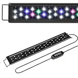 AQUANEAT LED Aquarium Light for 12 Inch Fish Tank, Auto On Off with Timer, Full Spectrum, Adjustable Brightness, Daylight Moonlight Mode, for Fresh Water Low-to-Mid Light Plants