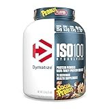Dymatize x Cocoa Pebbles ISO100 Whey Protein Powder Isolate, 25g of Protein, 5.5g BCAAs, 120 Cal., Gluten Free, 1g Fat, 1g Sugar, 2g Carb (71 Servings)