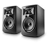 (2) JBL 305P MkII 5" 2-Way Active Powered Studio Reference Monitors Speakers
