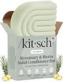 Kitsch Rosemary & Biotin Volumizing Hair Conditioner Bar for Hair Growth & Thickening – Hydrating & Cleansing Hair Conditioner for Women & Men - Paraben, Silicone & Sulfate Free - 2.7 oz