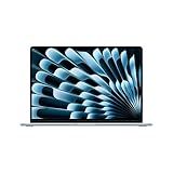 Apple 2026 MacBook Air 15-inch Laptop with M5 chip: Built for AI, 15.3-inch Liquid Retina Display, 16GB Unified Memory, 512GB SSD, 12MP Center Stage Camera, Touch ID, Wi-Fi 7; Sky Blue