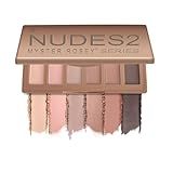 MYSTER ROSEY Nudes 2 Series Mini Eyeshadow Palette, Velvety Matte&Satin Finish, 6 Nude Taupe & Brown Neutral Eye Shadows, Travel Friendly Size, Vegan, Cruelty -free