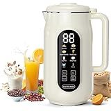 10 in 1 Nut Milk Maker Machine，42oz IMD Screen Almond Milk Maker, Soy Milk Maker with Self-Cleaning, Delay Start, Keep Warm, Automatic Plant-Based Milk Blender for Juice, smoothie, Soup, Boil Water