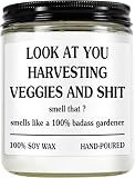 Gardening Gifts for Women - Unique Plant Lover Present, Fathers Day, Funny Garden Gift, Relax Candle, Best Gift for Gardeners, Valentine Gifts Cool Plant Mom, Funny Garden, Growing Candle
