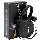PINA Upgraded Retractable Dog Leash, 26 ft Dog Leash for Small Medium Large Dogs Up to 110lbs, Heavy Duty Reflective Nylon Tape 360° Tangle-Free, with Anti-Slip Handle, One-Handed Brake, Pause, Lock