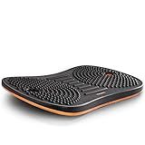 FEZIBO Standing Desk Mat Balance Board, Anti Fatigue Mat Standing Desk Office, Wobble Board with Ergonomic Design, Obsidian Black