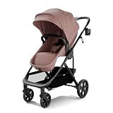 Mompush Baby Stroller Full-Size with Bassinet Mode, Snack Tray Included
