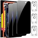 Milomdoi Privacy Screen Protector for iPhone 17 Pro Max, Tempered Glass