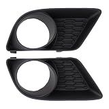 2Pcs Front Driver and Passenger Side Fog Light Trim for Dodge