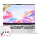 HP 15.6" Business Laptop Computer with Microsoft 365 • 2026 Edition • Copilot AI • Intel 4-Core N100 CPU • 1.1TB Storage (1TB OneDrive + 128GB SSD) • Windows 11 • w/o Mouse