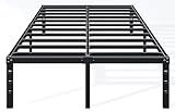 Hafenpo 14 Inch Queen Bed Frame - Sturdy Metal Platform Queen Size, No Box Spring Needed, Heavy Duty, Easy Assembly, Strong Bearing Capacity, Under Bed Storage, Black