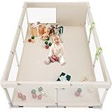Fodoss Baby Playpen, 71x47inch Large Playpen for Babies and Toddlers, Indoor & Outdoor Play Yard, Baby Fence Play Area