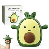 Baby Teething Toy Silicone Avocado Teething Mitten for Babies Over 3 Months Anti Dropping Wrist Hand Teethers Baby Chew Toys for Sucking Needs, BPA Free