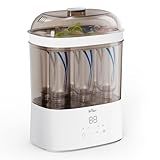 Bear Bottle Sterilizer and Dryer, 2 Layers Large Electric Steam Baby Bottle Sterilizer, Fast Bottle Sanitizer and Dryer for All Bottles & Accessories, Time-Saving Design
