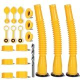 3-Pack Upgraded Gas Can Spout Replacement, Gas Can Nozzle Leak-Proof Kit