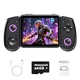 RG43H Pro Retro Handheld Game Console,Dual Game System with Powerful RK3562 Chip,4.5 Inch IPS Screen Retro Gaming Console,30+Emulators,Vibration Motor,HDMI TV Output,4000mAh Battery-64GB Black