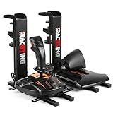 RACGTING Hotas Mount for Logitech X56,X52,X52 Pro, Throttle and Hotas Systems for Thrustmaster T Flight HOTAS,Thrustmaster T.16000M, Thrustmaster TCA,Hotas Desk Mount for The Flight Sim Game Joystick
